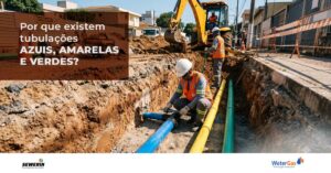 Read more about the article Por que existem tubulações azuis, amarelas e verdes? A importância das cores na infraestrutura subterrânea